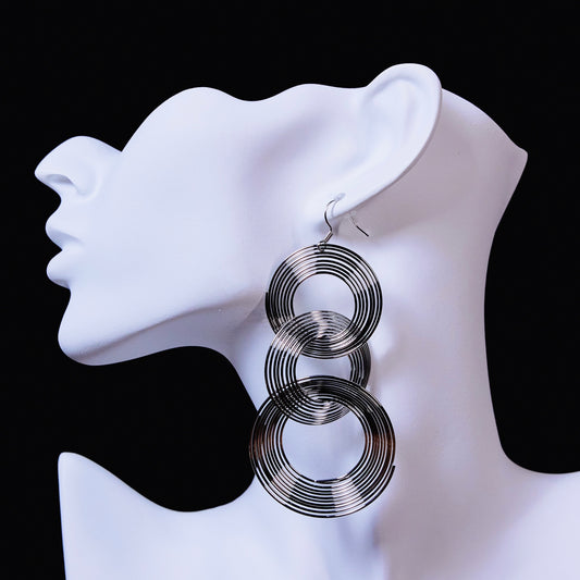 Circular Serenity Hoop Earrings