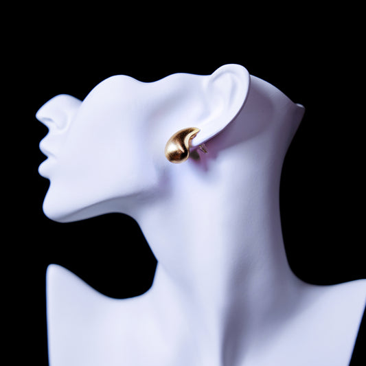 Gold Tear Drop Earrings