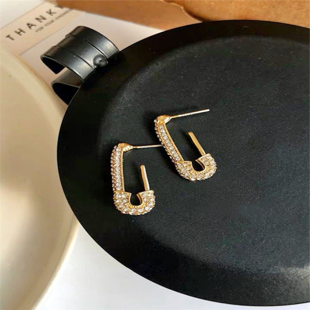 Sparkle Paperclip Earrings (Pre-Sale)