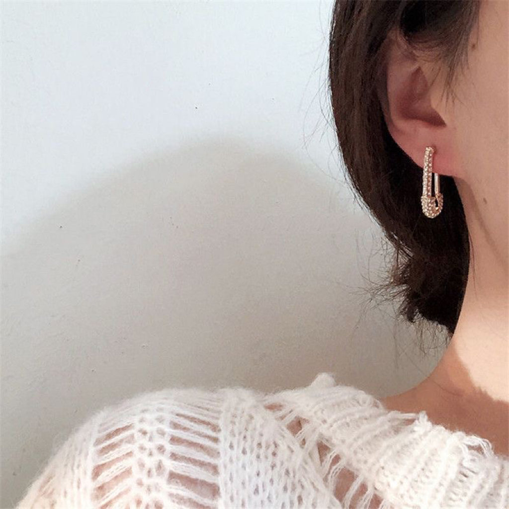 Sparkle Paperclip Earrings (Pre-Sale)